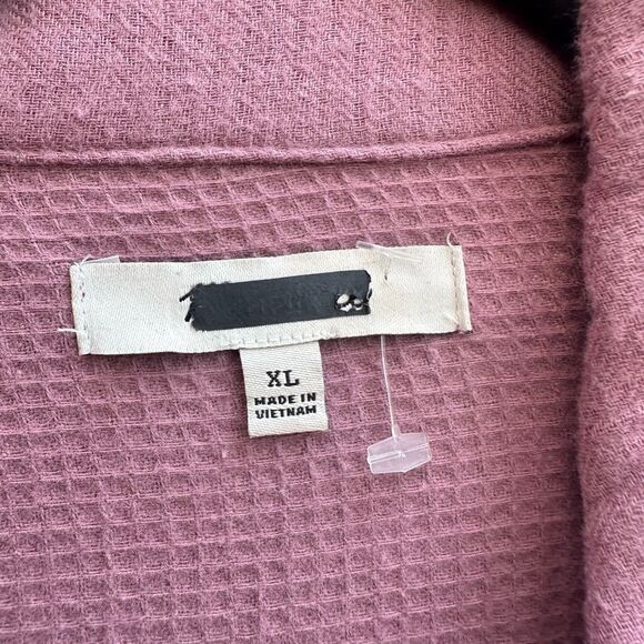 Madewell Branner Waffleback Shirt Jacket XL Faded Fig $88 • New - Picture 9 of 10